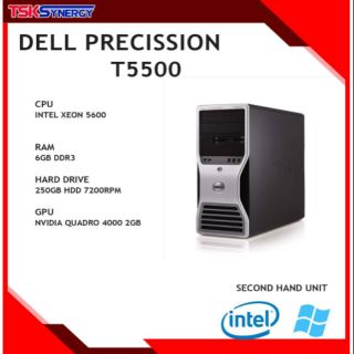 Dell Intel Xeon Quad Core 2 66ghz 8mb Cache 6gb Ddr3 Ram Nvidia Quadro Fx580 128 Bit Workstation Server Shopee Malaysia
