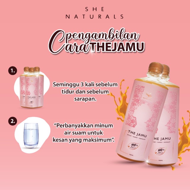 The Jamu By She Naturals Shopee Malaysia