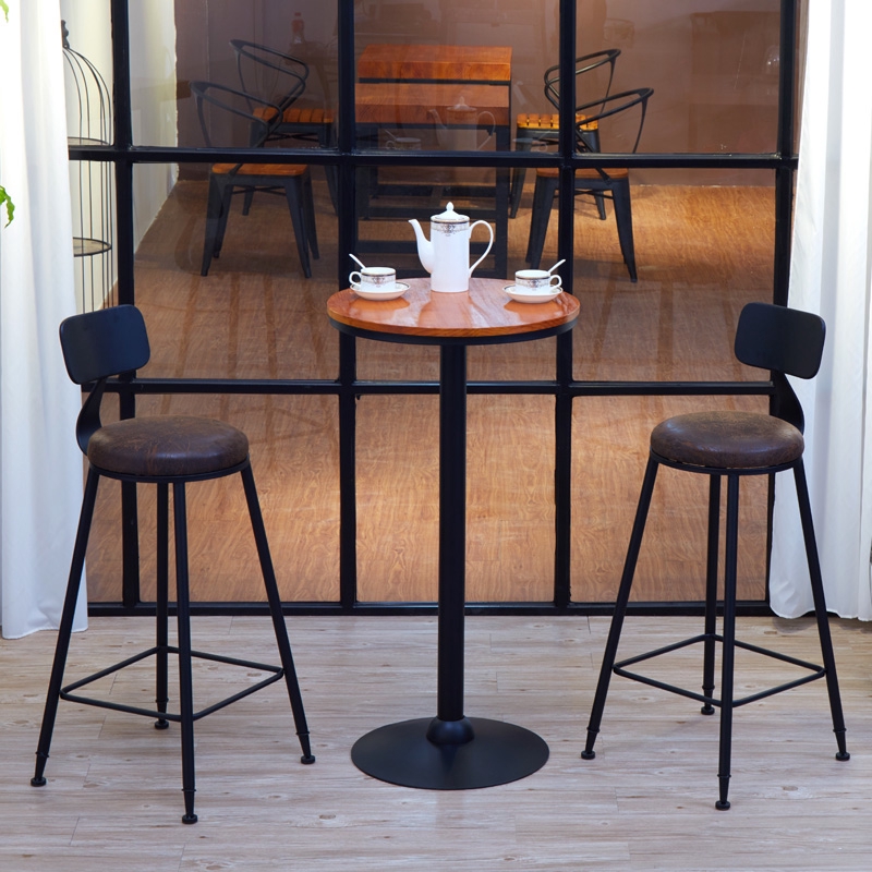 High Foot Stool Bar Table And Chair, Small Round Pub Table And Chairs