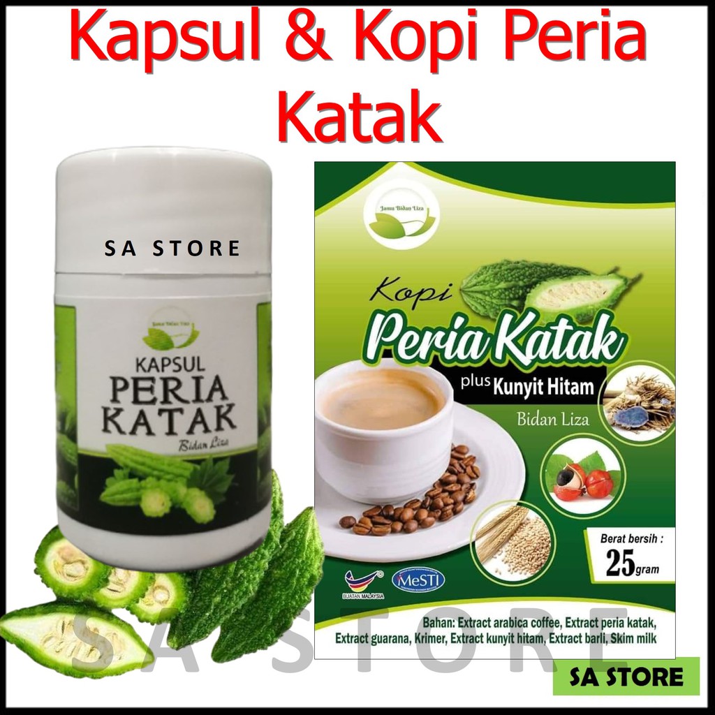 Kapsul Periaa Katak Dan Kopi Peria Penawar Kencing Manis Turunkan Paras Gula Tambah Susu Ibu