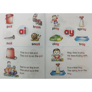 [SB] Happy Phonics Readers and Workbook Level 1-6 (Set) Daya Kids Preschool