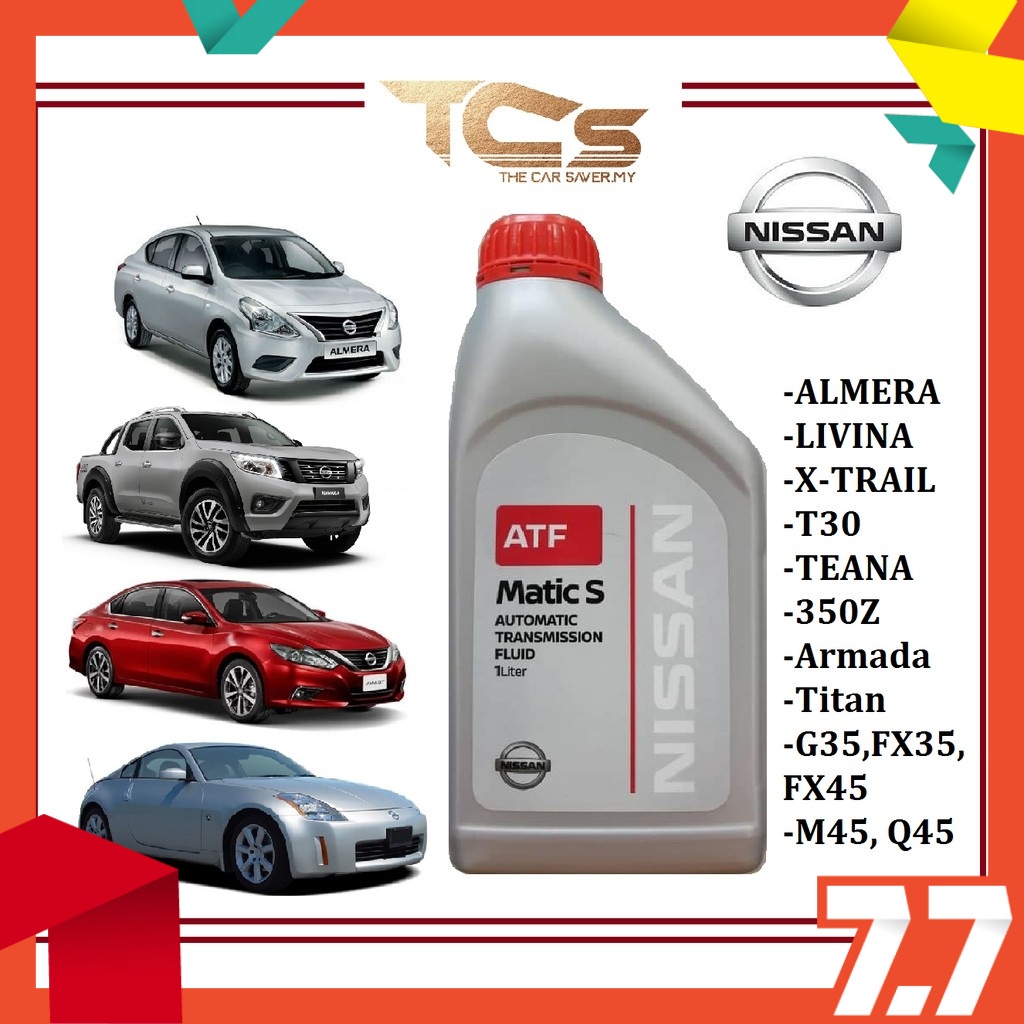 Nissan Matic S Automatic Transmission Fluid (ATF) 1 Litre