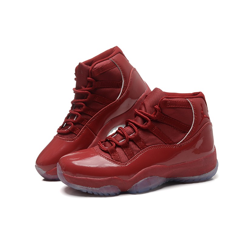 burgundy air jordans