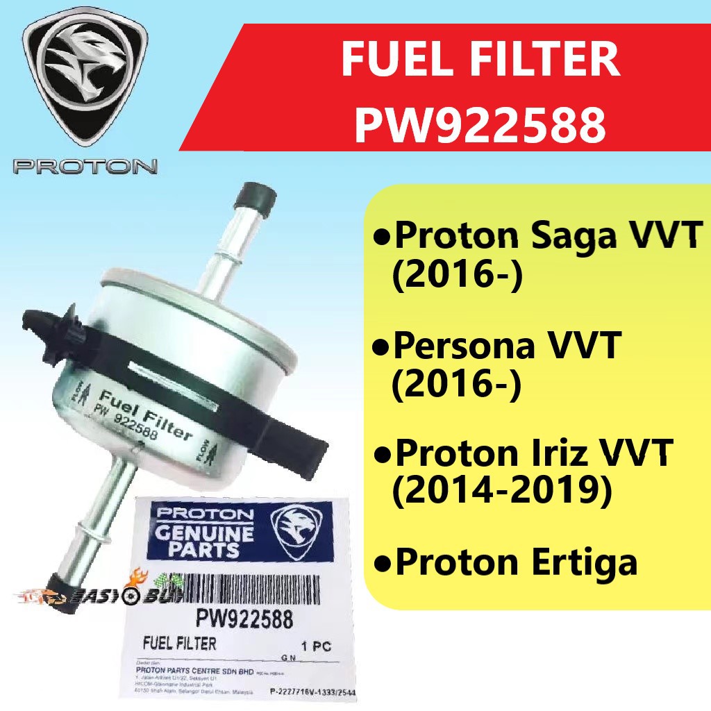 GENUINE PARTS ORIGINAL PROTON FUEL FILTER PROTON IRIZ / SAGA VVT 2016