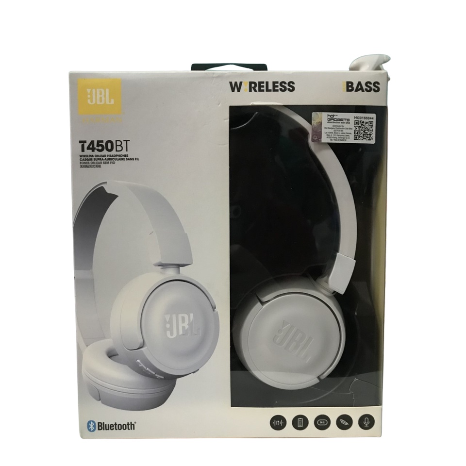 JBL T450BT Wireless onear headphones Shopee Malaysia