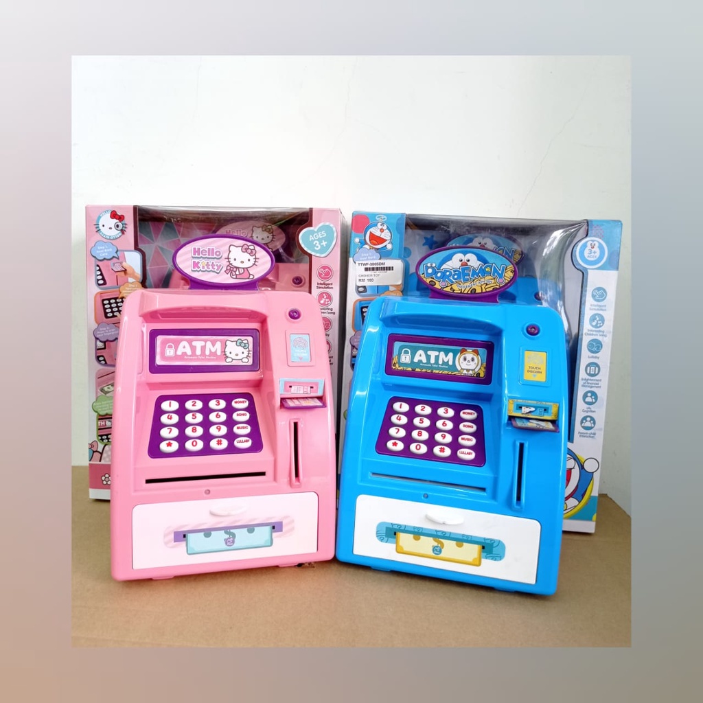 Electronic Doraemon And Hello Kitty Bank Safe Boxes For Children