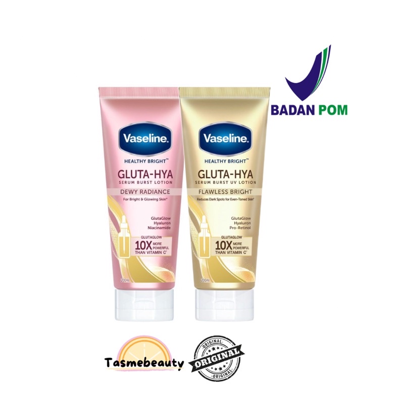 VASELINE HEALTHY BRIGHT GLUTA-HYA SERUM BURST UV LOTION 200ML