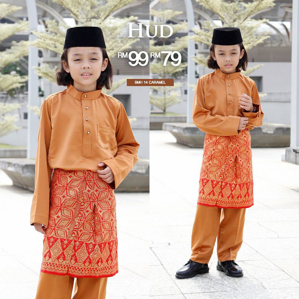 Baju Melayu Tradisional Kanak kanak Budak -Caramel  Shopee Malaysia