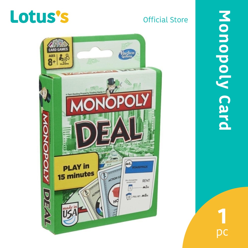 Monopoly Deal Card Game (2 - 5 Players) | Shopee Malaysia