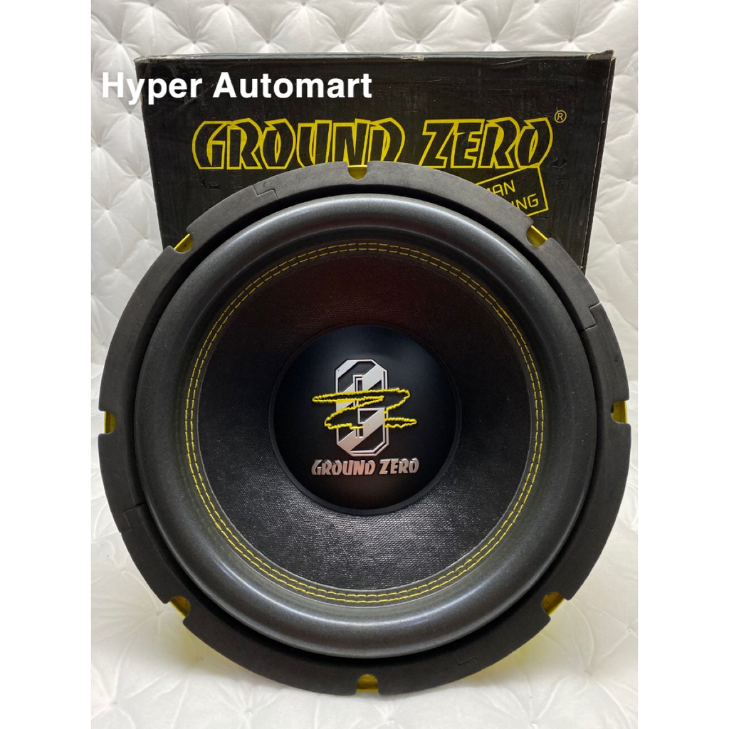 Ground Zero Germany Car 12"Inch SPL Radioactive Double Voice Coil 2Ohm
