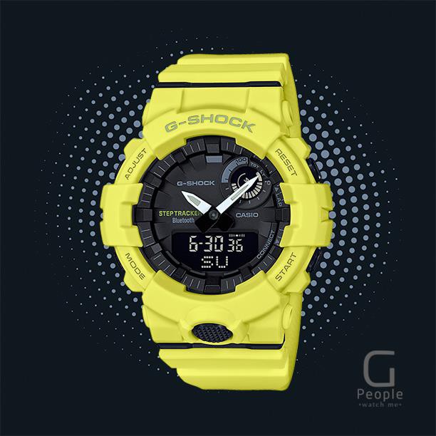 g shock gba 800 yellow