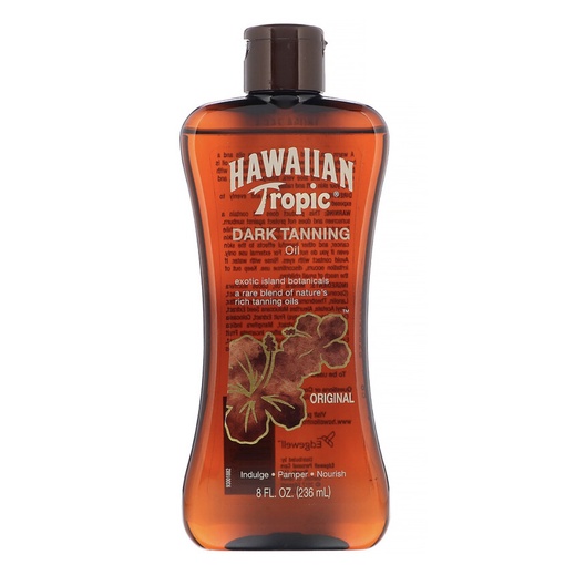 Hawaiian Tropic, Dark Tanning Oil, Original, 8 fl oz (236 ml) Shopee