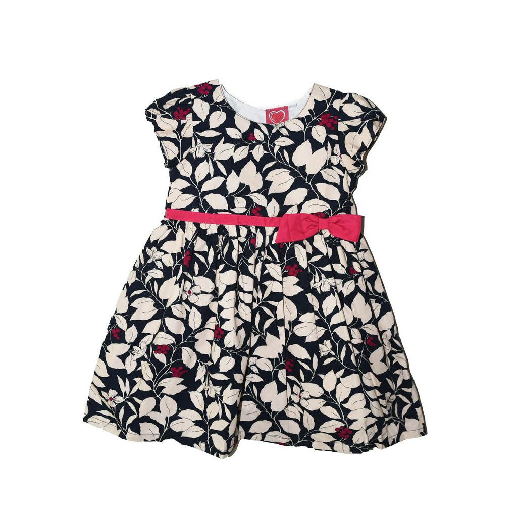 Cute Maree Flowerish Navy Girl Dress