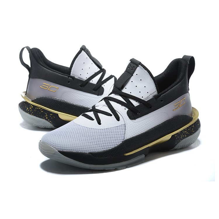 curry 7 gold and black