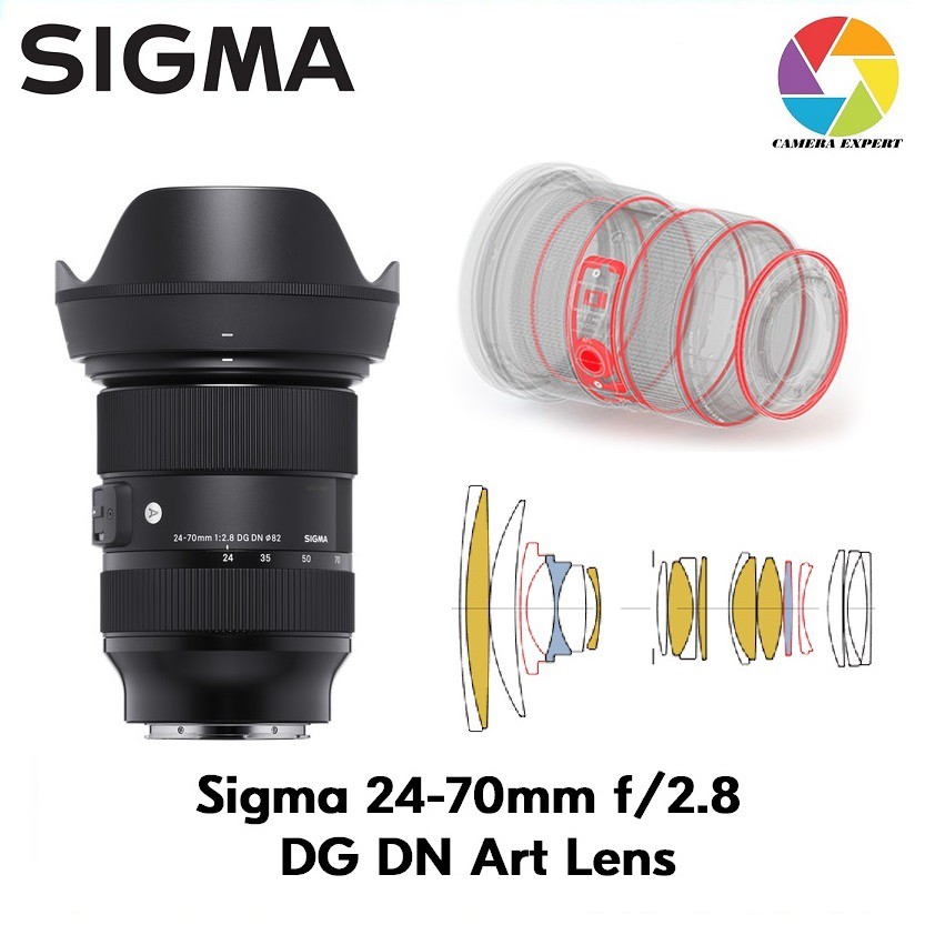 Sigma 24 70mm F2 8 24 70mm F 2 8 Dg Dn Art Lens For Sony E Shopee Malaysia