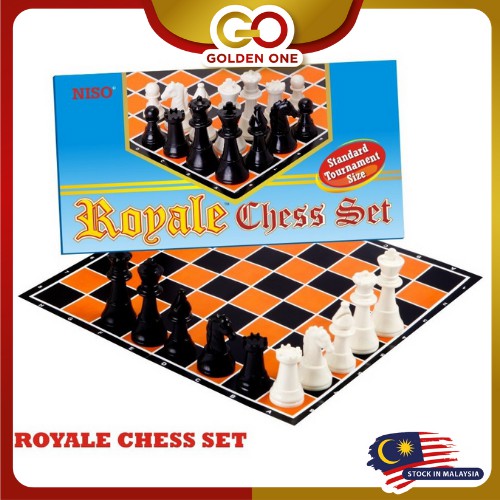 Niso Royale Chess Set CS88 / Classic Game / Educational Games / Extra Big Standard Tournament Size / 国际象棋套装标准比赛规模