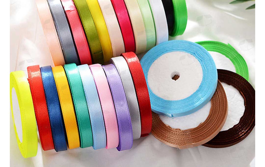 10mm 22M Satin Wrapping Ribbon pretty Decorative Gift Wrap Wedding ...