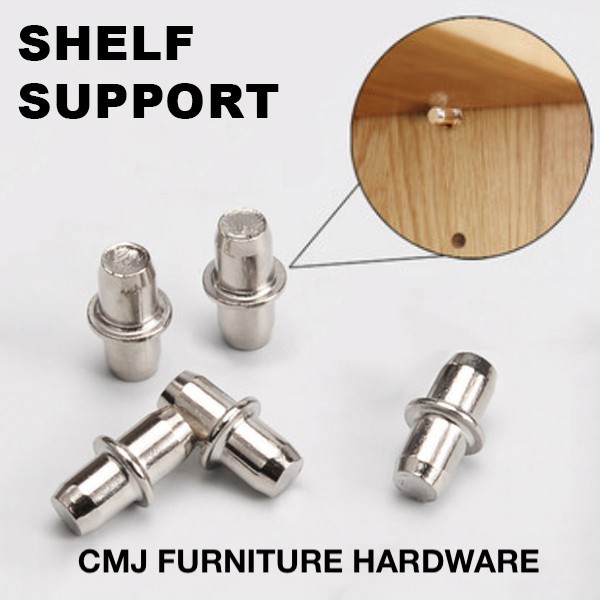 3 16 Iron Stud Cabinet Shelf Support, Cabinet Shelf Pegs 3 16