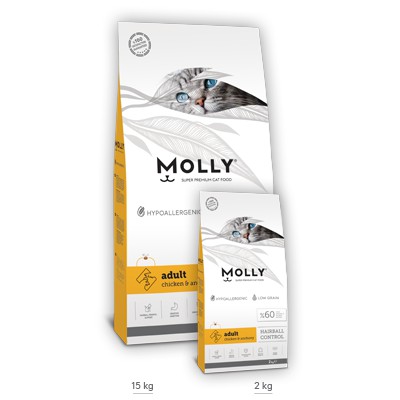 Molly Adult Chicken Super Premium Cat Food 15kg Shopee Malaysia