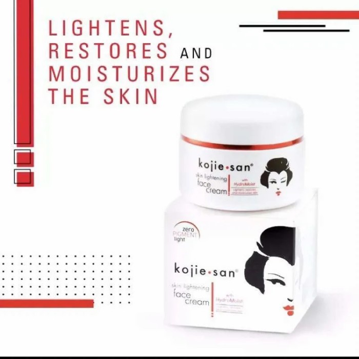 Kojie San Skin Lightening Face Cream 30gr With Hydro Moist Shopee