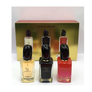 giorgio armani miniature female fragrance gift set