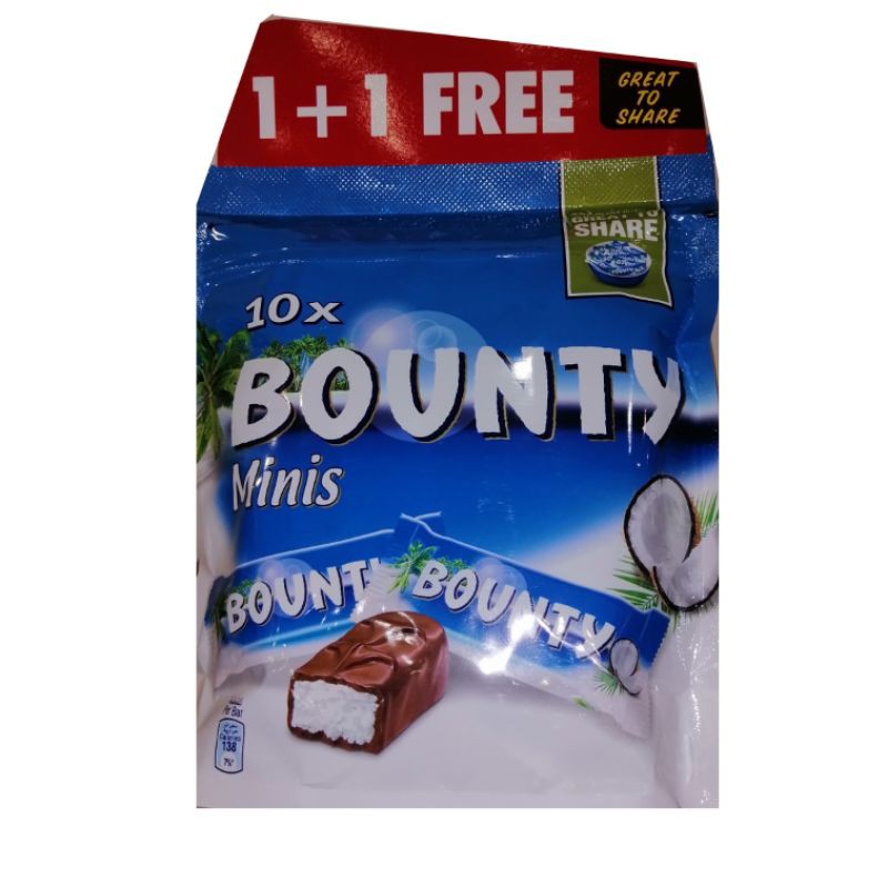 BOUNTY MINIS - 1 + 1 IMPORTED FROM UAE | Shopee Malaysia