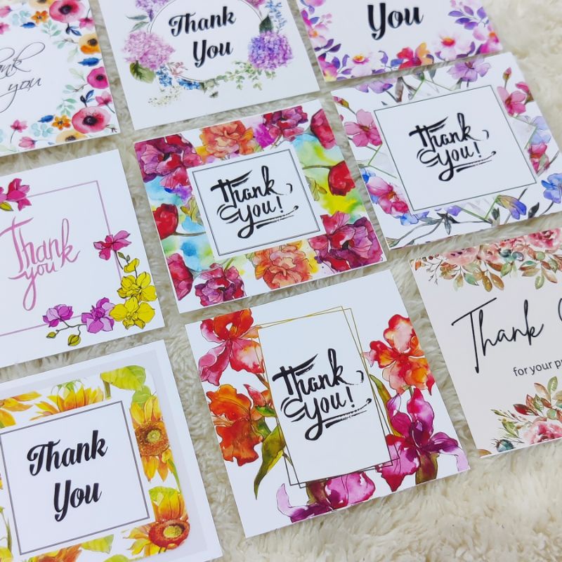 Thank You Cards | Kad Terima Kasih | Wish Card | Greeting Card | Kad ...