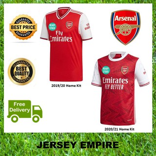  Ready Stock 19 20 20 21 Arsenal  Home Kit Jersey for 