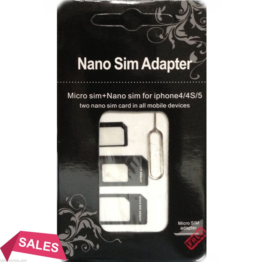 To Micro 4 In 1 Nano Adaptor Adapter Converter For For Iphone Se 5 5s 6 6 6s Shopee Malaysia