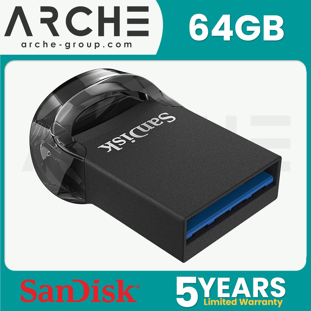 SanDisk USB 3.1 Pendrive 16GB 32GB 64GB 128GB 130MB/s Ultra Fit Flash ...