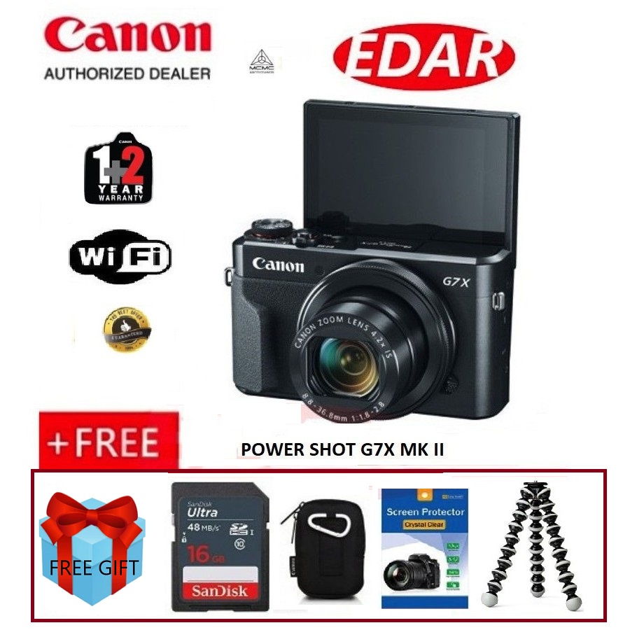 Buy Canon Powershot G7x Mark Ii Made In Japan Seetracker Malaysia