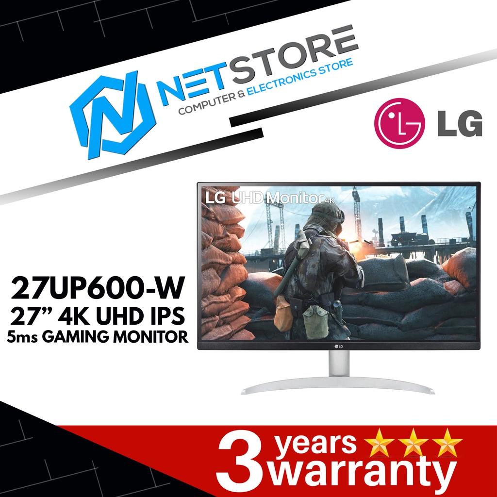 LG 27UP600W 27” 4K UHD IPS 5ms GAMING MONITOR 27UP600 Shopee Malaysia