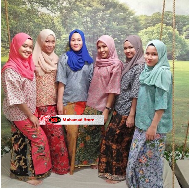 Paling Baru Baju Kurung Kedah Cotton Online  JM Jewelry 