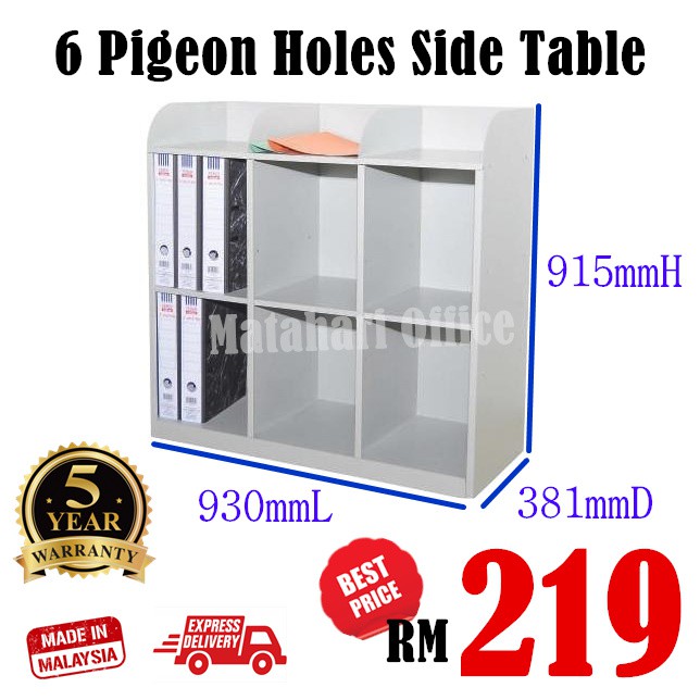 6 Pigeon Hole Cupboard 9 Pigeon Hole Cupboard Shopee Malaysia