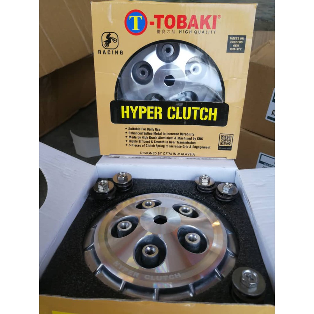 Tobaki Hyper Clutch For Y15 Lc135 4s Rs150 Ex5 High Power Lc135 5s Srl110 Y125z Hyper Clutch Set Shopee Malaysia