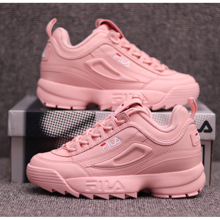 womens pink fila shoes