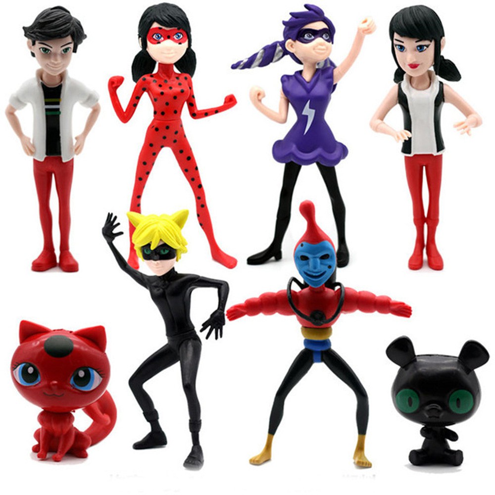 ladybug and cat noir action figures