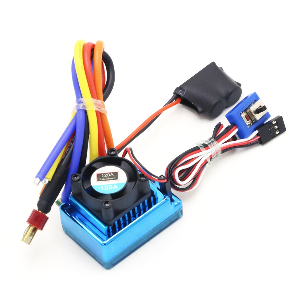 120A Sensored Brushless Speed Controller ESC for RC 1:10/ 1:8 Car Crawler Toy