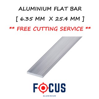 Aluminium Strips 6.35mm x 1/4" Aluminium Flat Bar 50.8mm 2" 