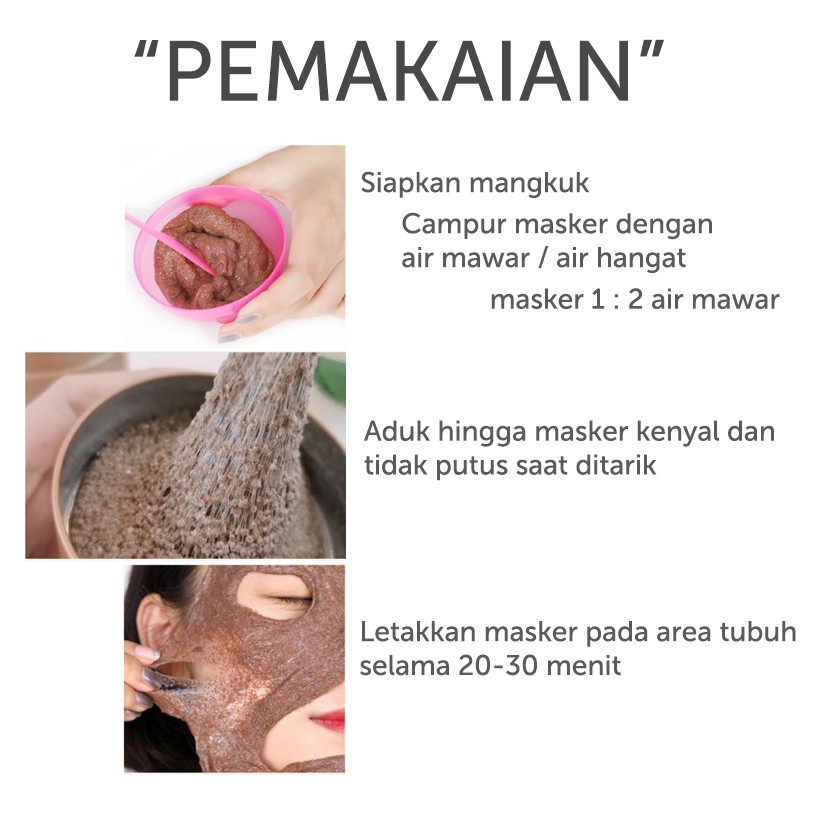 Viral Tiktok - Seaweed Mask 50gr (seaweed Organic Clay Mask 