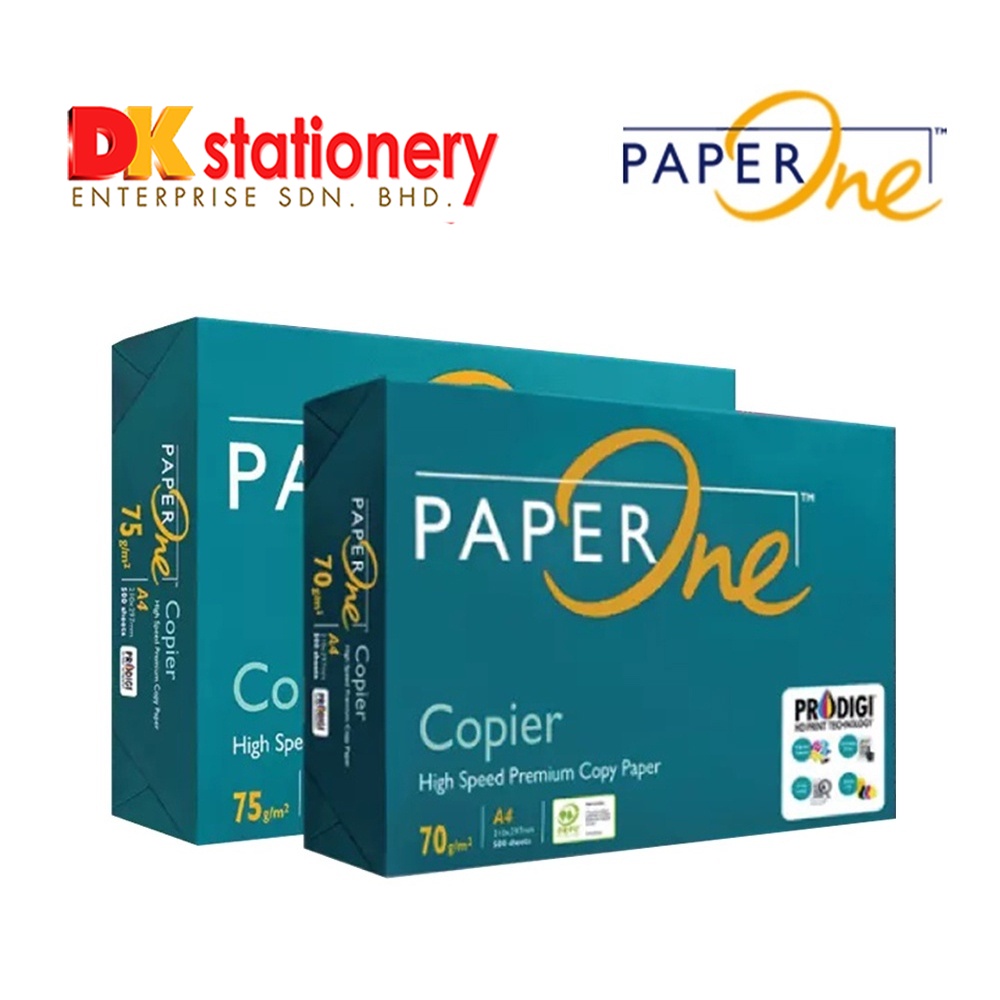 Paper One A4 Copier Paper 70gsm / 75gsm / 80gsm 500's | PAPERLINE GREEN A4 Copier Paper 70gsm 500'S 500's