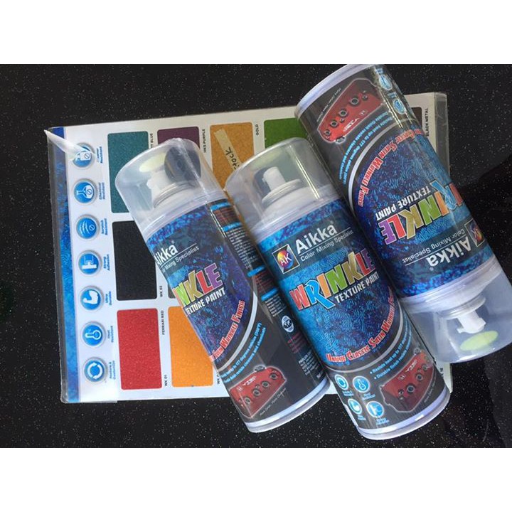 Aikka Wrinkle Texture Paint 400ml Aerosol Spray Shopee Malaysia