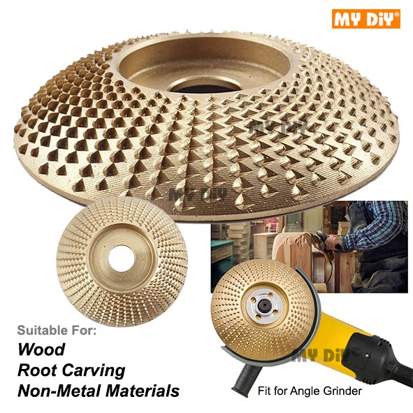 MYDIYHOMEDEPOT ANGLE GRINDER WOOD GRINDING WHEEL DISC WOOD CARVING