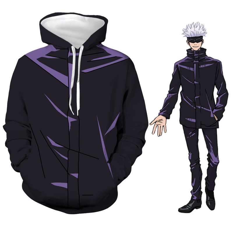 Jujutsu Kaisen Yuji Itadori Gojo Satoru Cosplay Hoodie 3d Printed