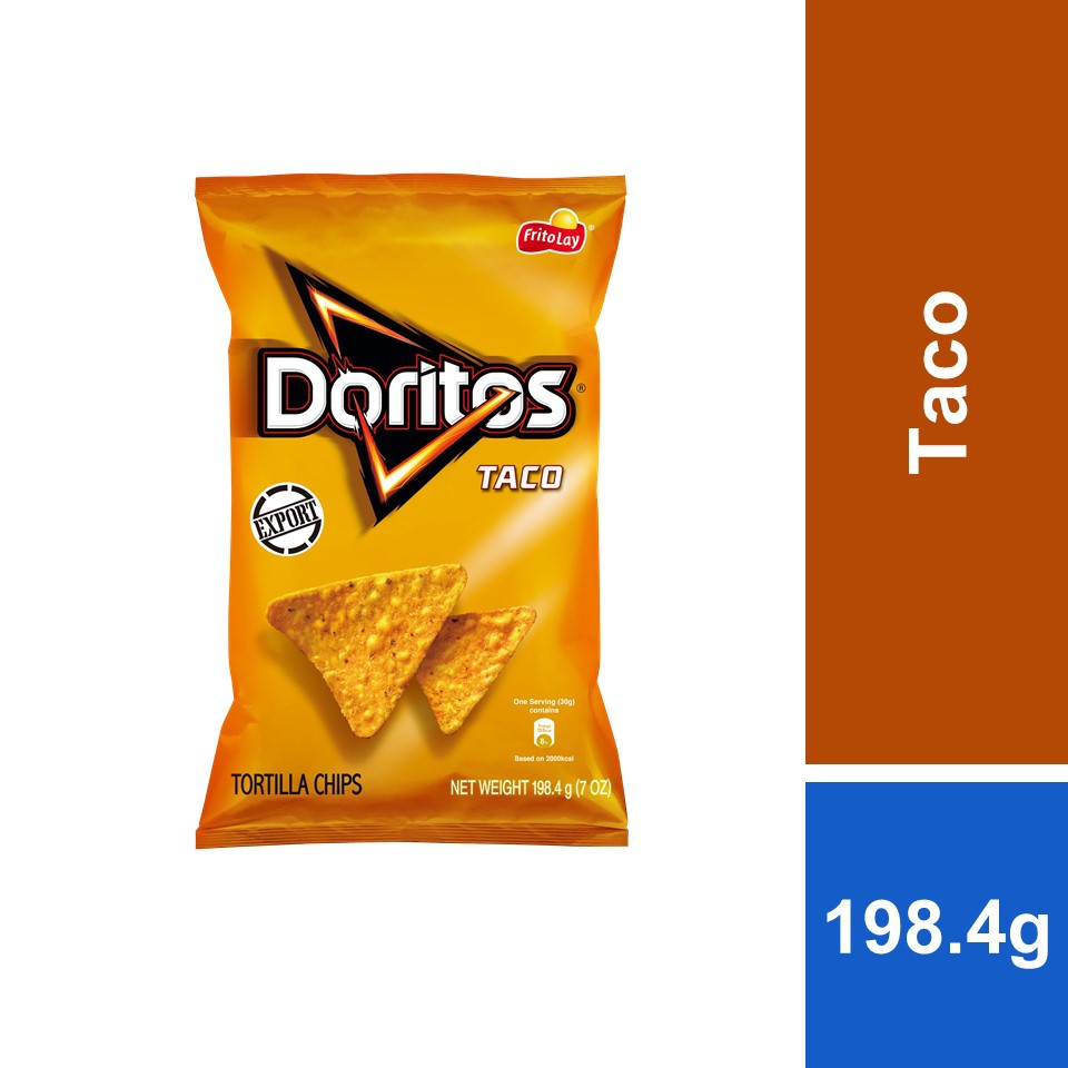 Doritos Tortilla Chips Taco 198.4g Shopee Malaysia