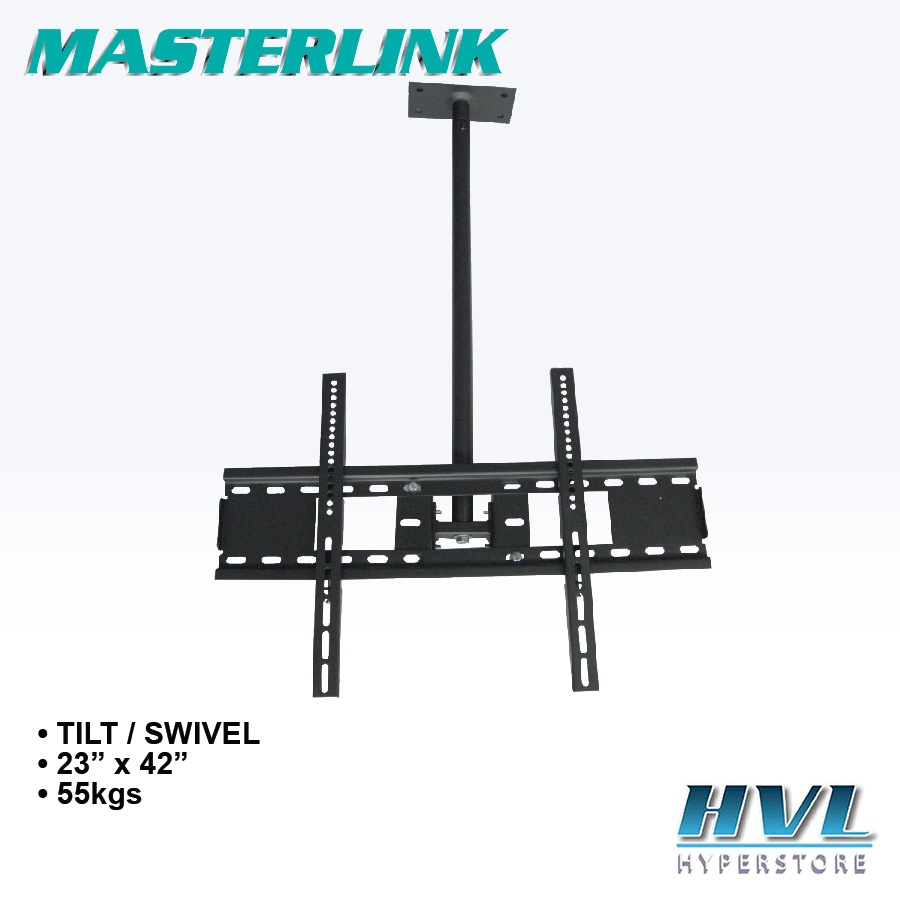 MASTERLINK LCD Bracket Ceiling Support with Bracket Fixed Motion 23