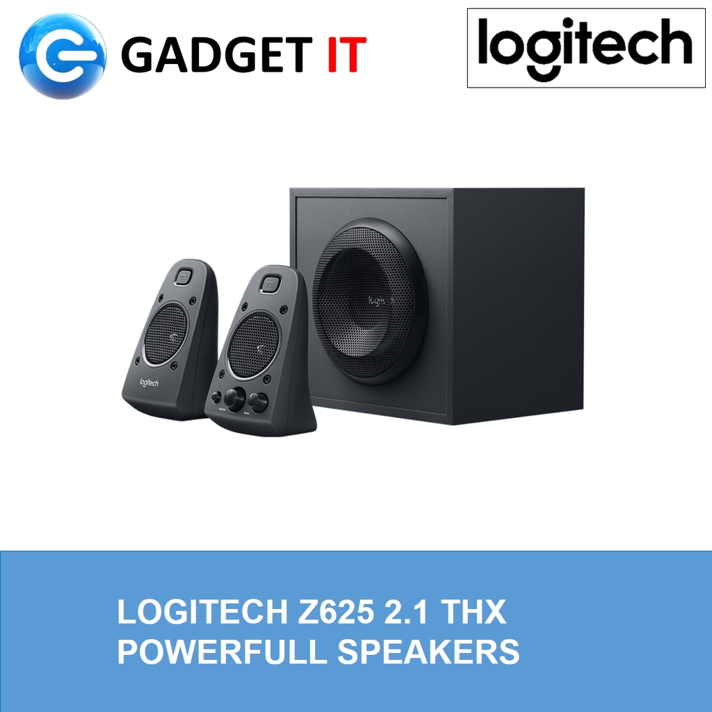 z625 speaker system with subwoofer and optical input