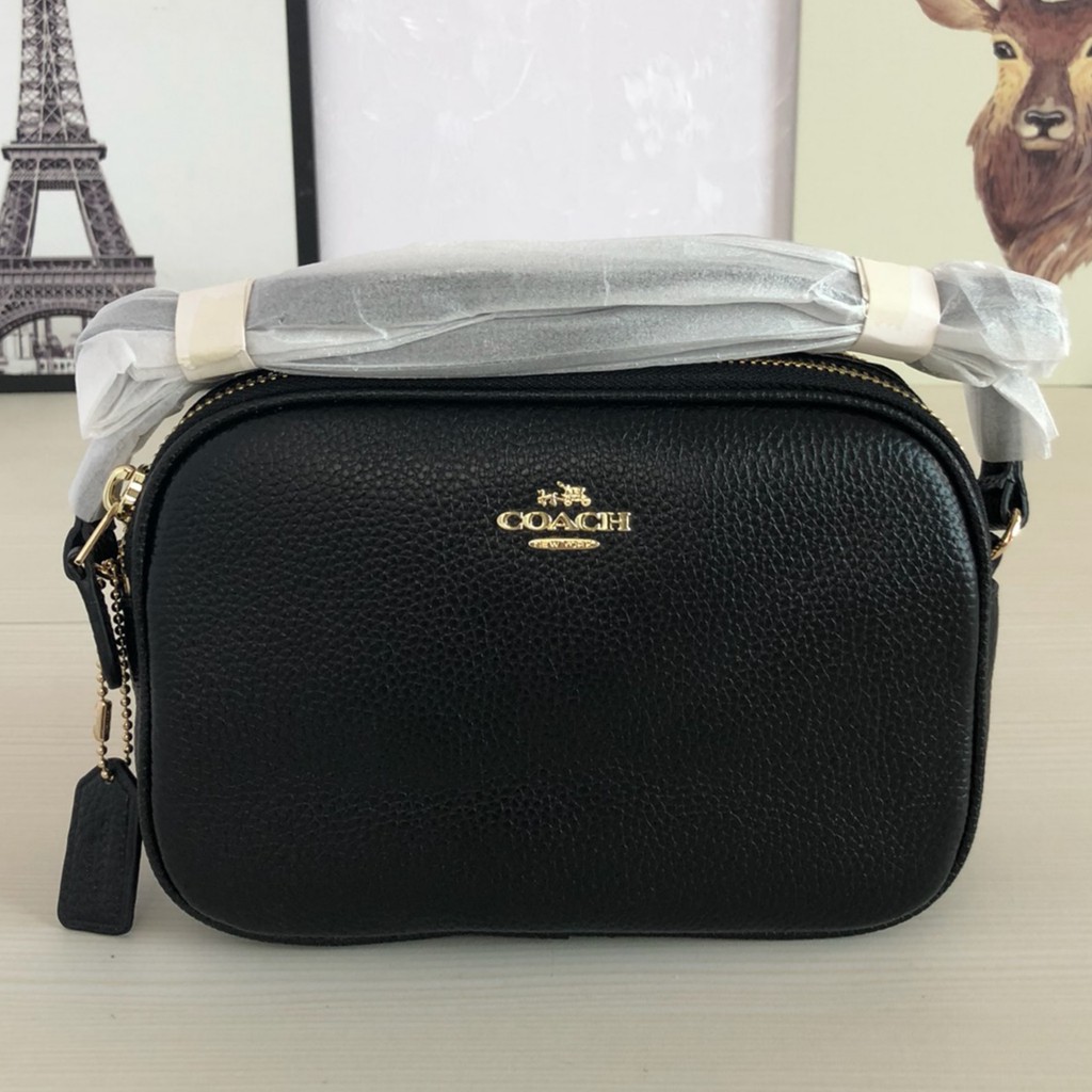 2019 new coach sling bag double zipper handbag women crossbody shoulder bag | Shopee Malaysia