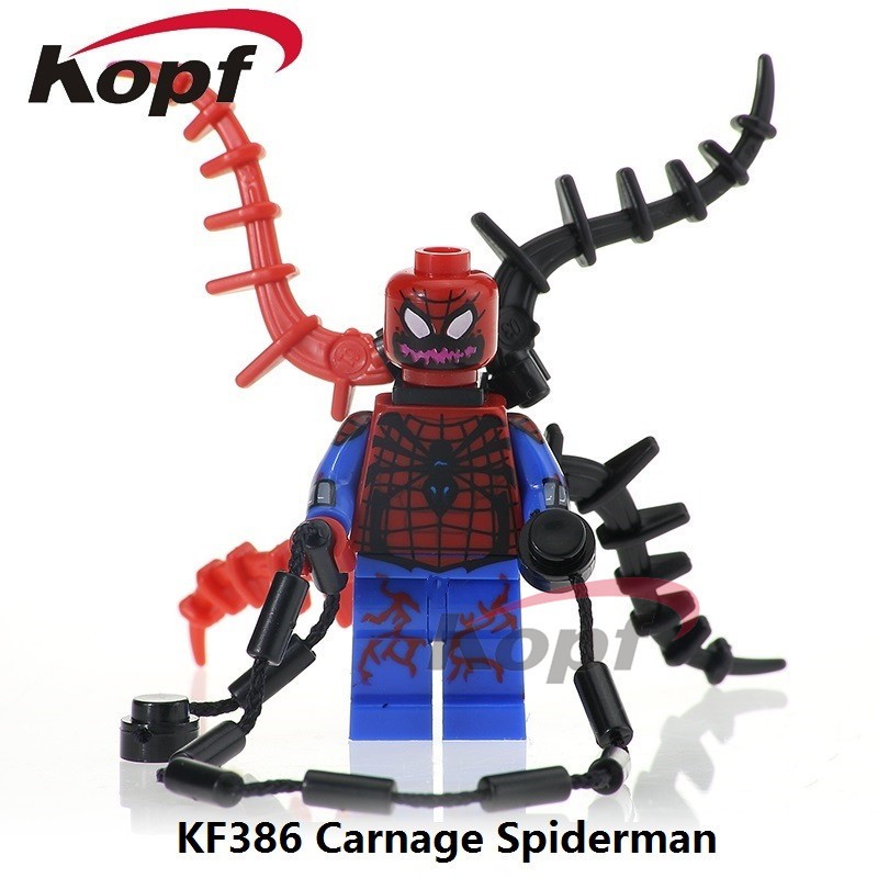 KOPF KF386 Carnage Spiderman minifigure | Shopee Malaysia