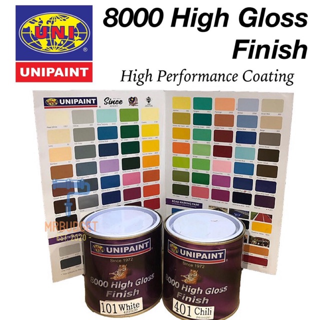 UNIPAINT CAT  KAYU  DAN  BESI  CAT  UNIPAINT 8000 HIGH GLOSS 